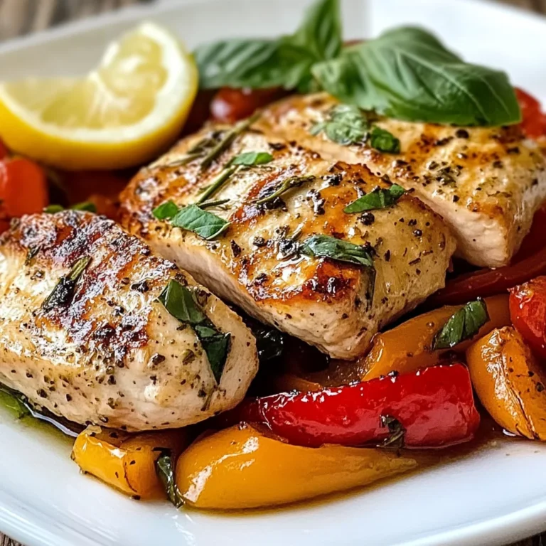 Tagliata di pollo con peperoni