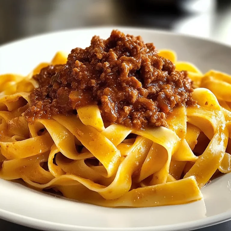 Tagliatelle alla bolognese
