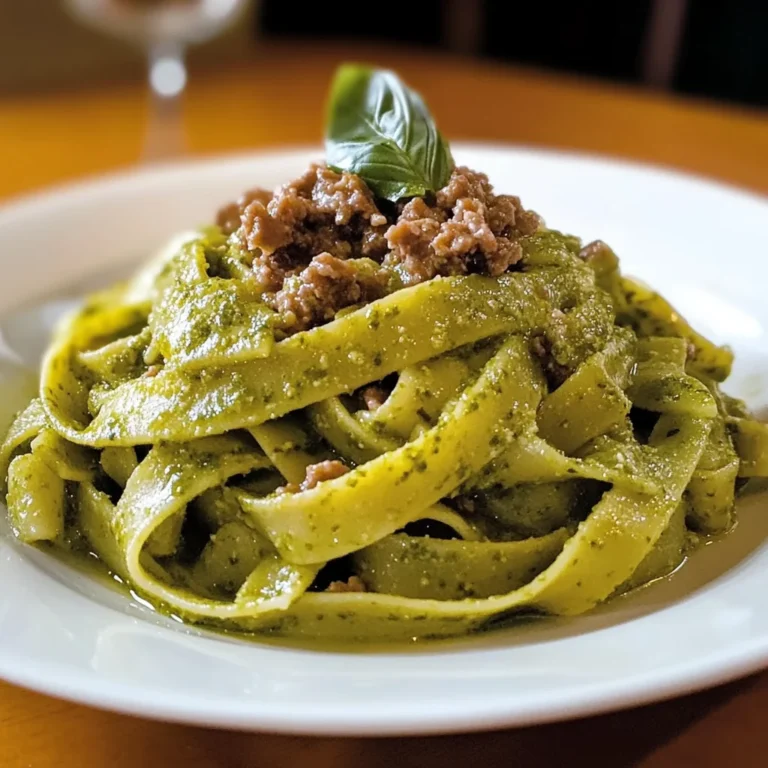 Tagliatelle verdi con ragù