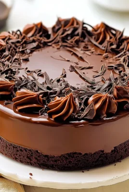 Torta cioccolato con ganache gianduia