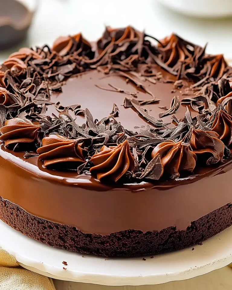 Torta cioccolato con ganache gianduia