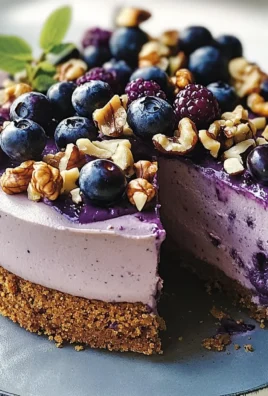 Torta con mousse al mirto