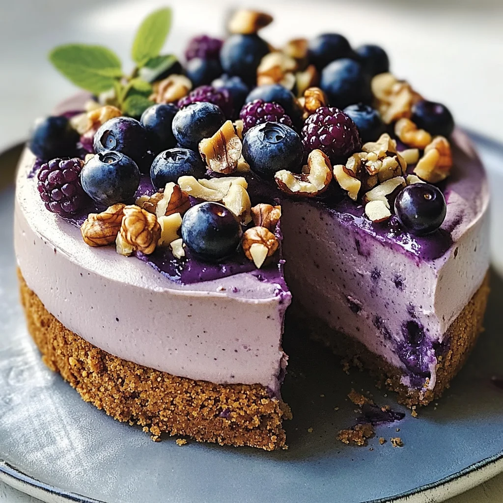 Torta con mousse al mirto