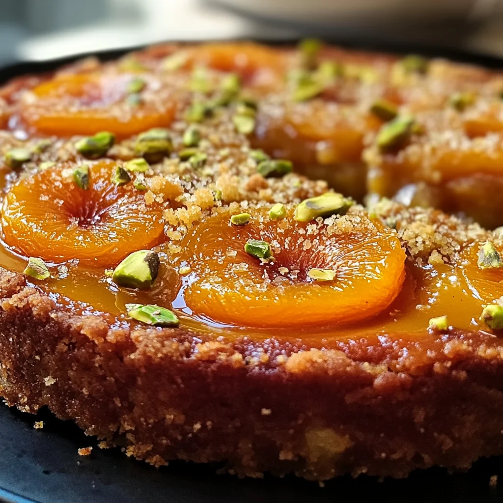 Torta rovesciata con albicocche