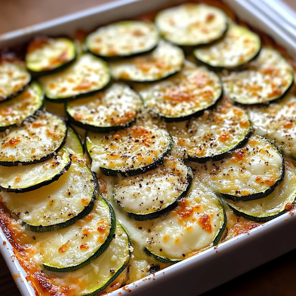 Zucchine al forno con mozzarella