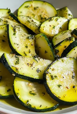Zucchine marinate crude