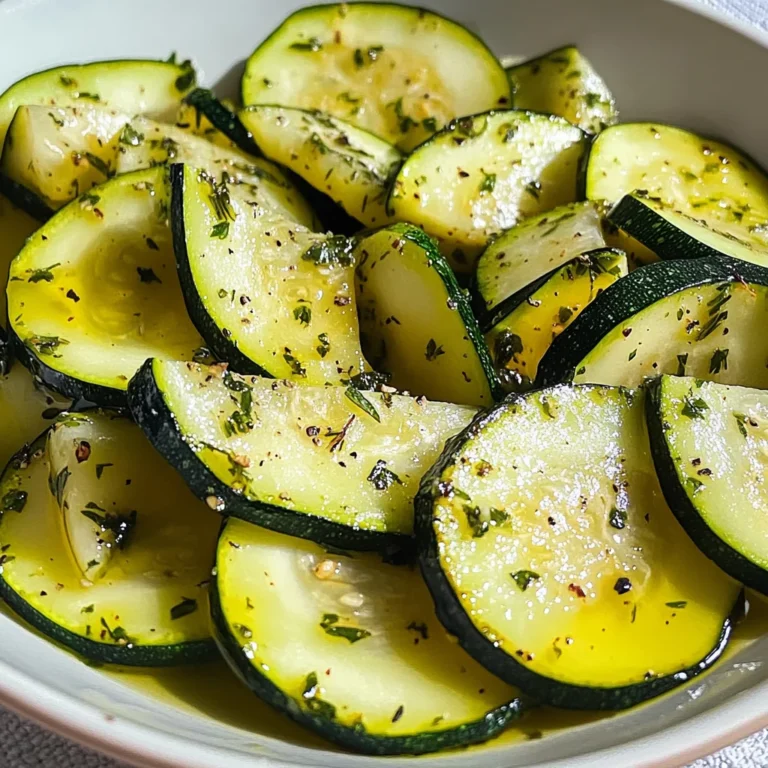 Zucchine marinate crude