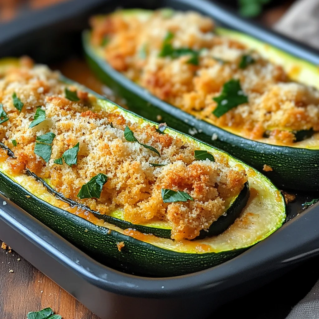 Zucchine ripiene vegetariane