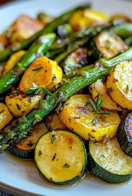 Asperges courgettes et squash