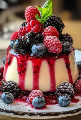 Bavarese frutti di bosco