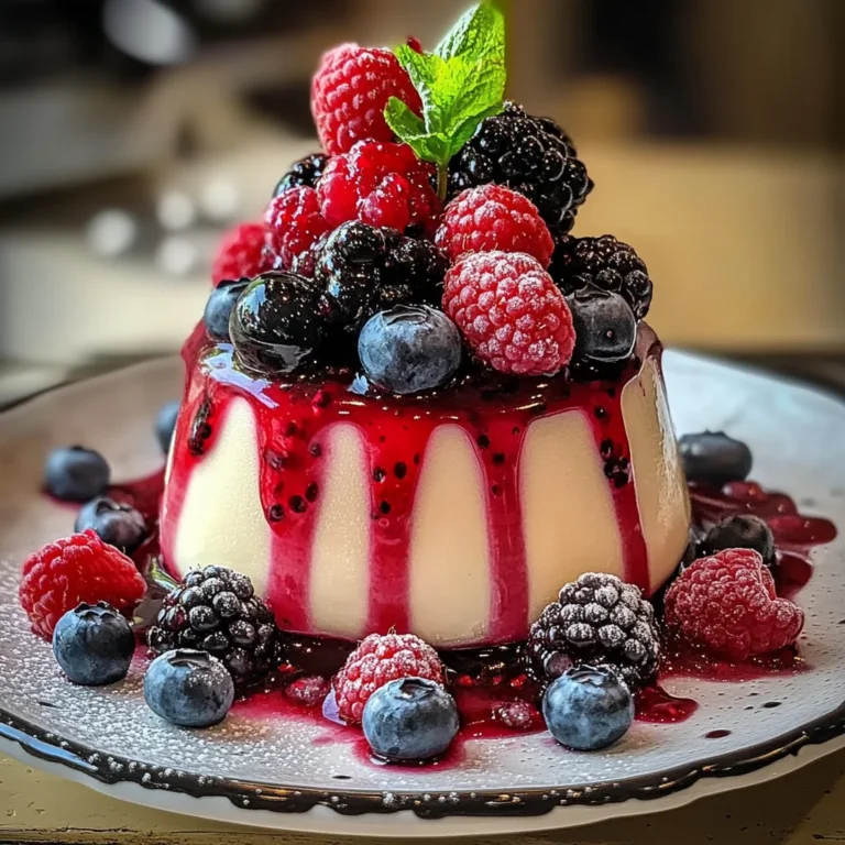 Bavarese frutti di bosco