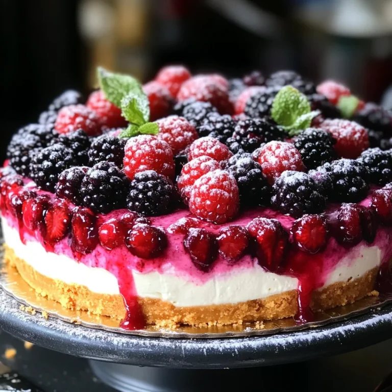 Cheesecake frutti di bosco