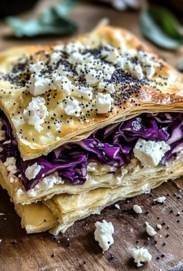 Erbazzone con cavolo viola