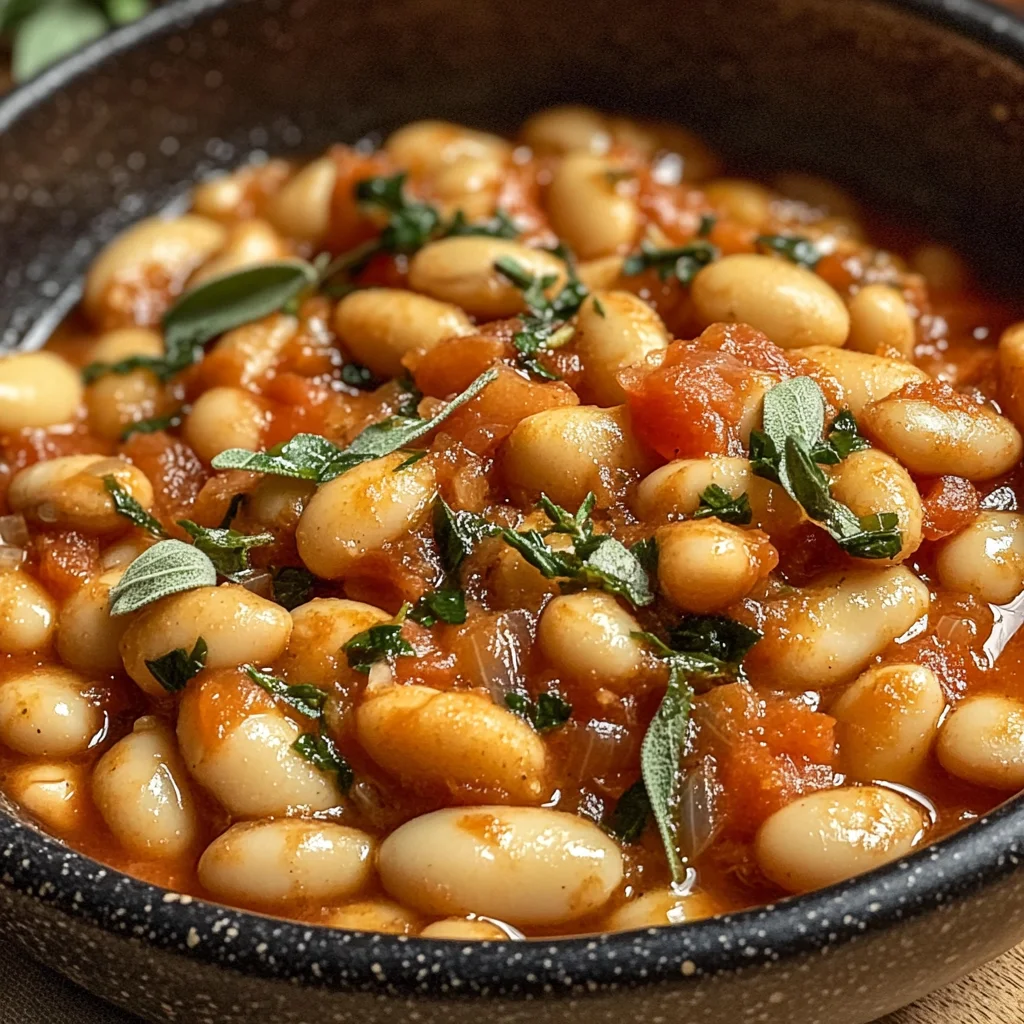 Fagioli all'uccelletto tradizionali