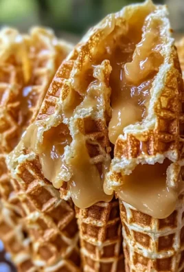 Gaufres croustillantes dulce leche