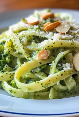 Linguine con broccoli e mandorle