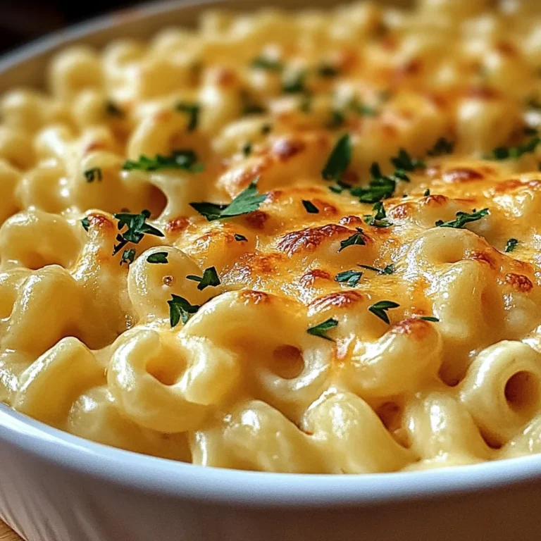 Maccheroni con salsa al cheddar