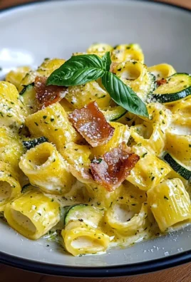 Pasta con zucchine e zafferano