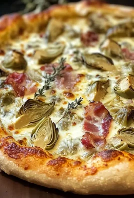 Pizza rustica con carciofi