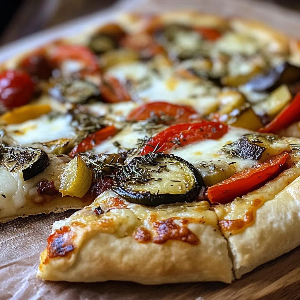 Pizza rustica con verdure