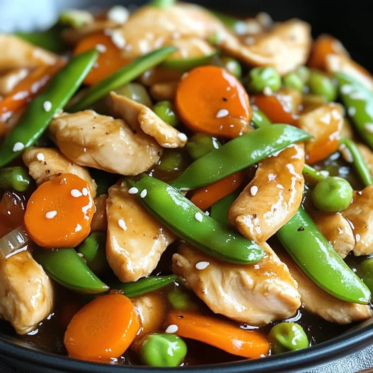 Poulet sauté aux légumes