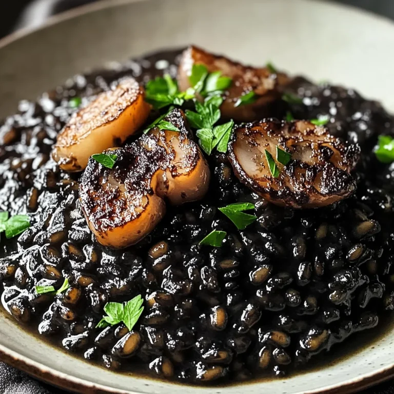 Risotto al nero di seppia