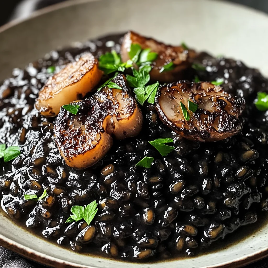 Risotto al nero di seppia