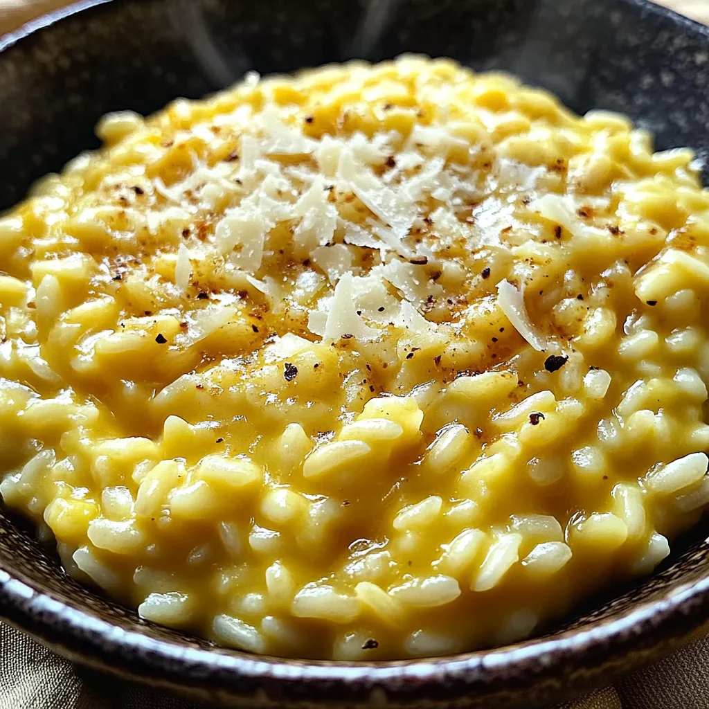 Risotto allo zafferano vellutato