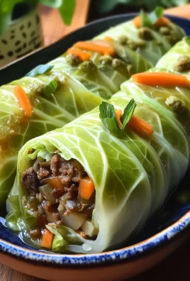 Rouleaux de chou vapeur