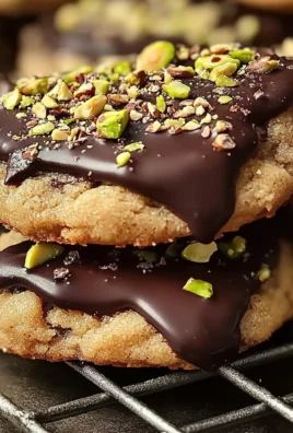 Sablés pistache chocolat fondant