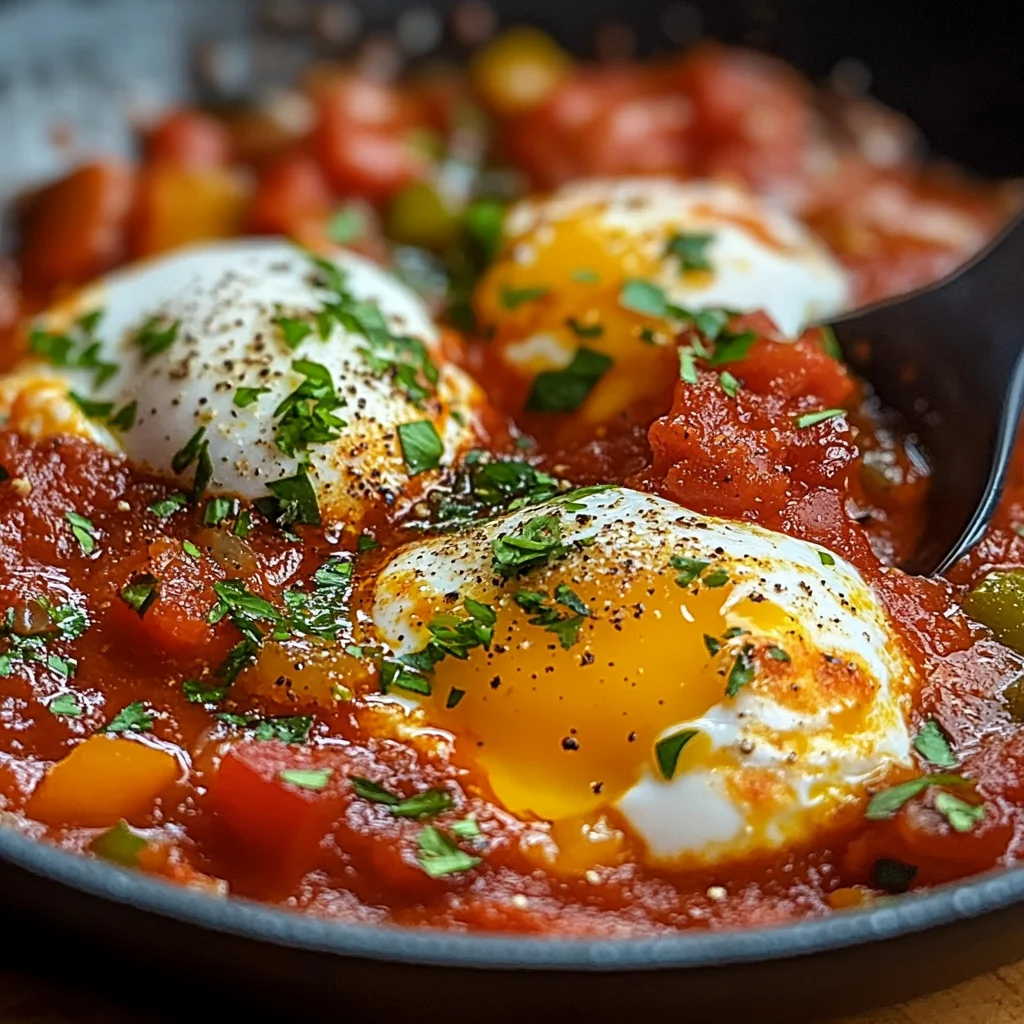 Shakshuka uova al pomodoro