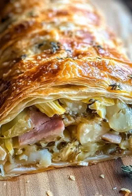 Strudel salato carciofi e speck