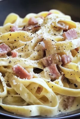 Tagliatelle speck e carciofi