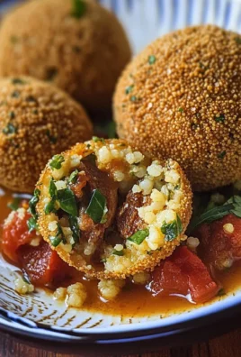 Arancine di couscous con sarde e finocchietto