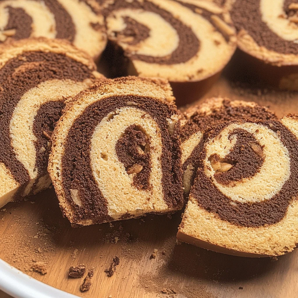 Biscotti vortice maca e cacao