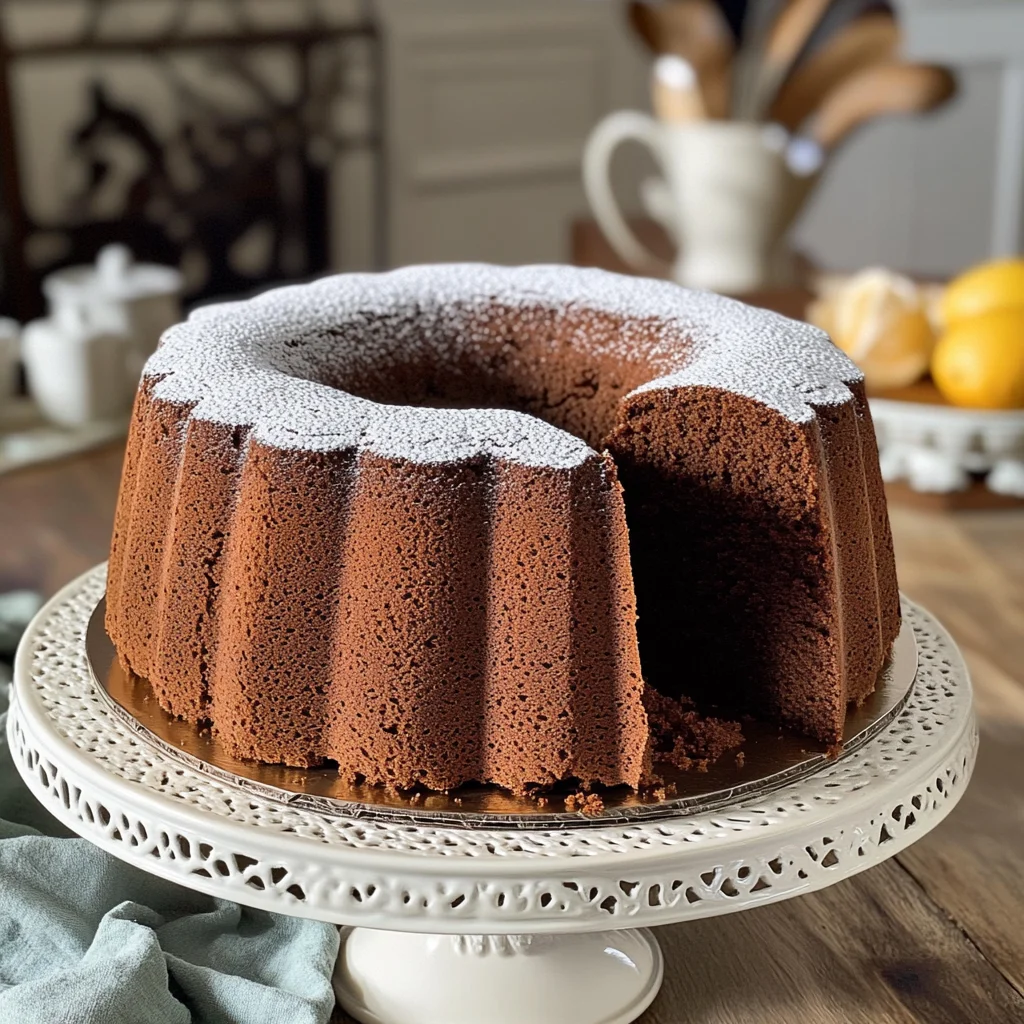 Chiffon cake al cacao