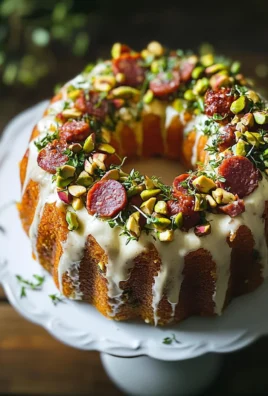 Ciambella salata con soppressata e fave