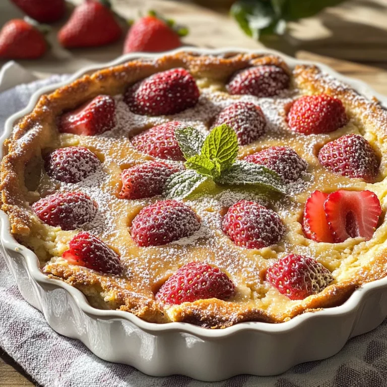 Clafoutis di fragole