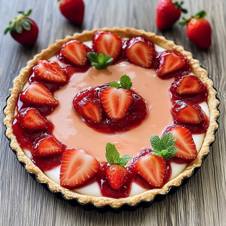 Crostatine con panna cotta alle fragole