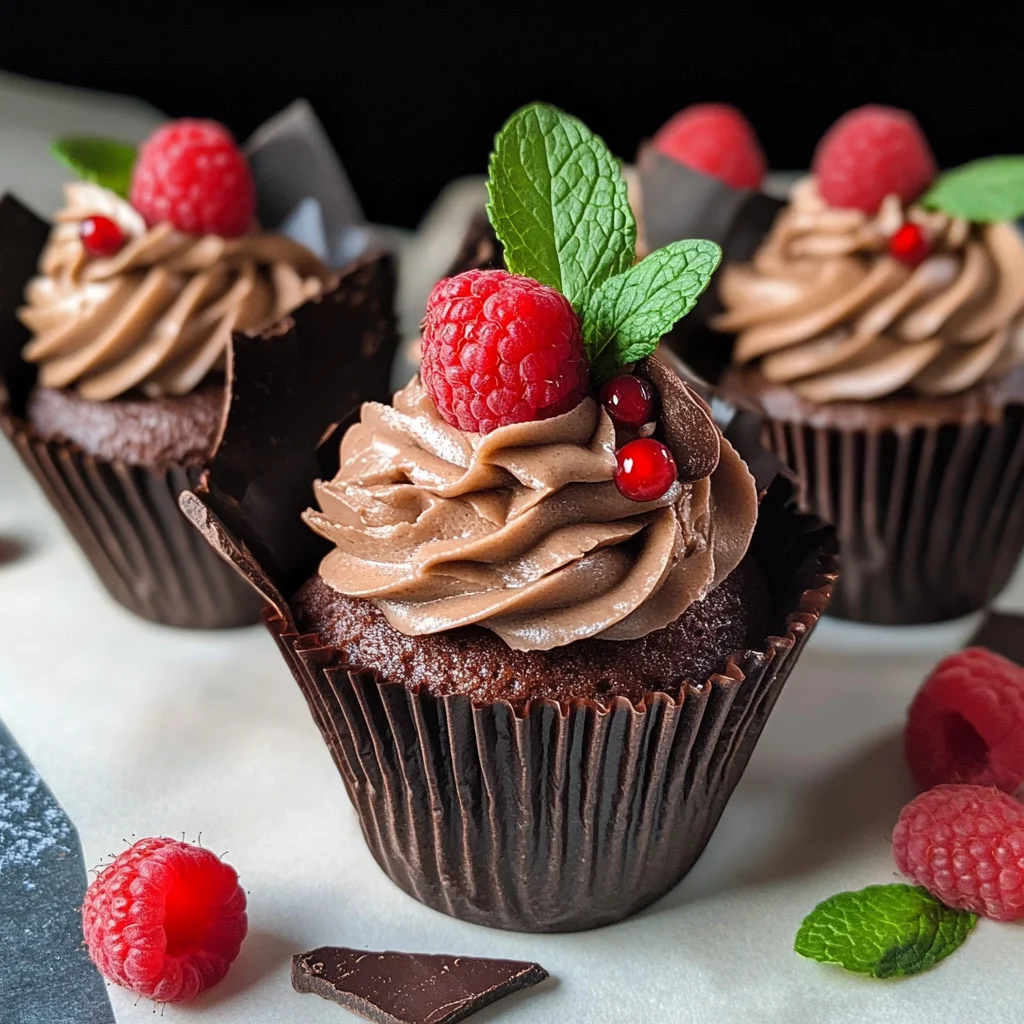 Cupcakes al fondente