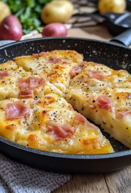 Focaccia di patate in padella