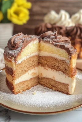 Mini chiffon cake marmorizzate