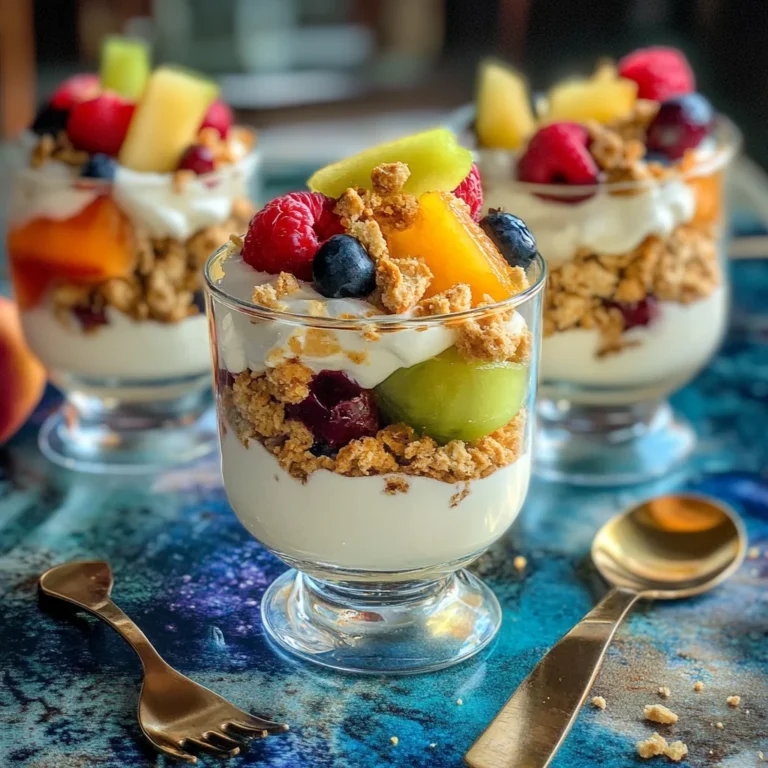 Mousse di yogurt e frutta