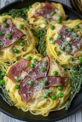 Nidi di tagliolini con speck e fonduta