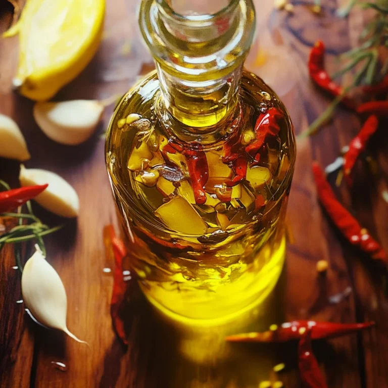 Olio aromatizzato per pesce