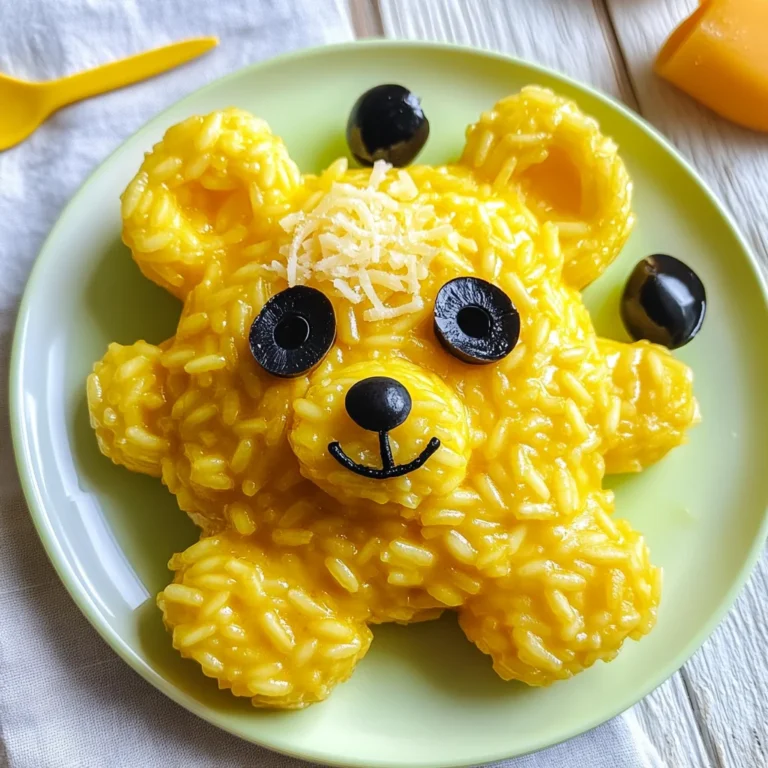 Orsetti di riso allo zafferano