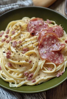Pasta cremosa con fonduta e mortadella