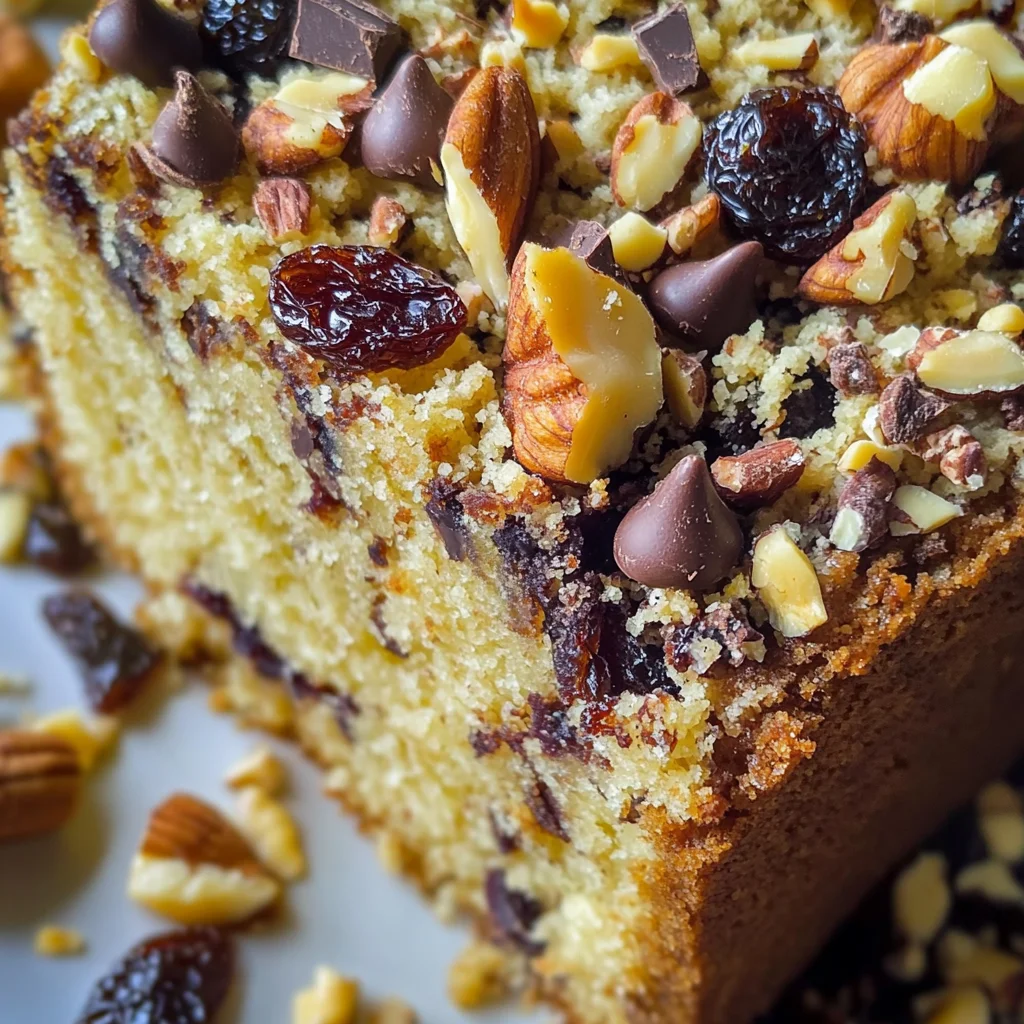 Plumcake con frutta secca