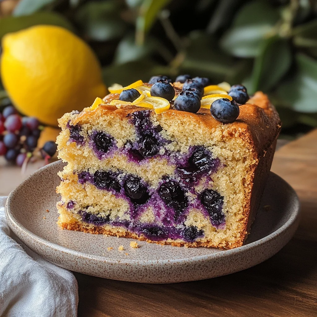 Plumcake psyllium e mirtilli