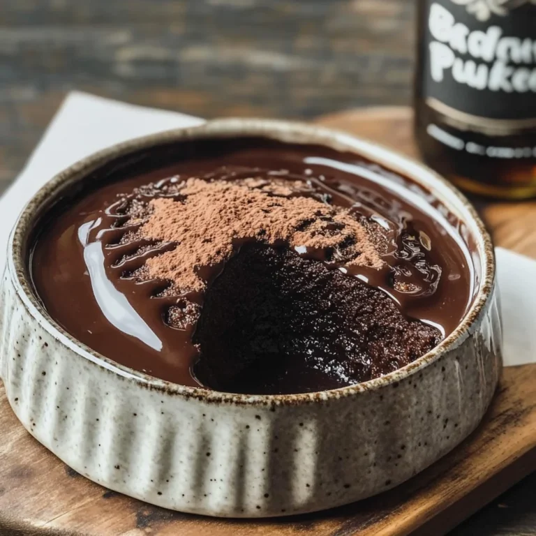 Pudding al cioccolato e whisky